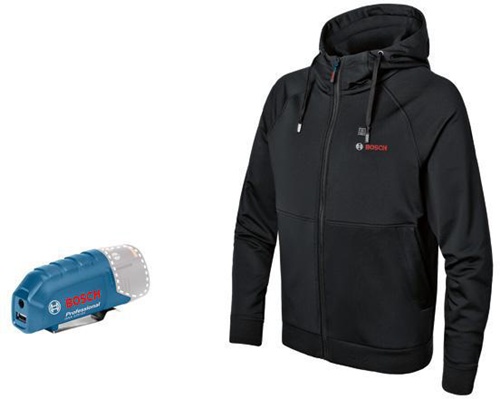 Bosch Hoodie GHH 12+18V XA Akku-Spannung 12V Gr.S schwarz m.Akku  Bosch Hoodie GHH 12+18V XA Akku-Spannung 12V Gr.S schwarz m.Akku