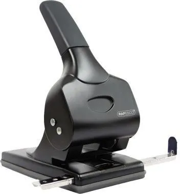 RAPESCO Locher ALU-65 1015 65Blatt Anschlagschiene schwarz