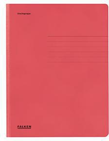 Falken Jurismappe 80001357 DIN A4 3 Klappen Karton rot