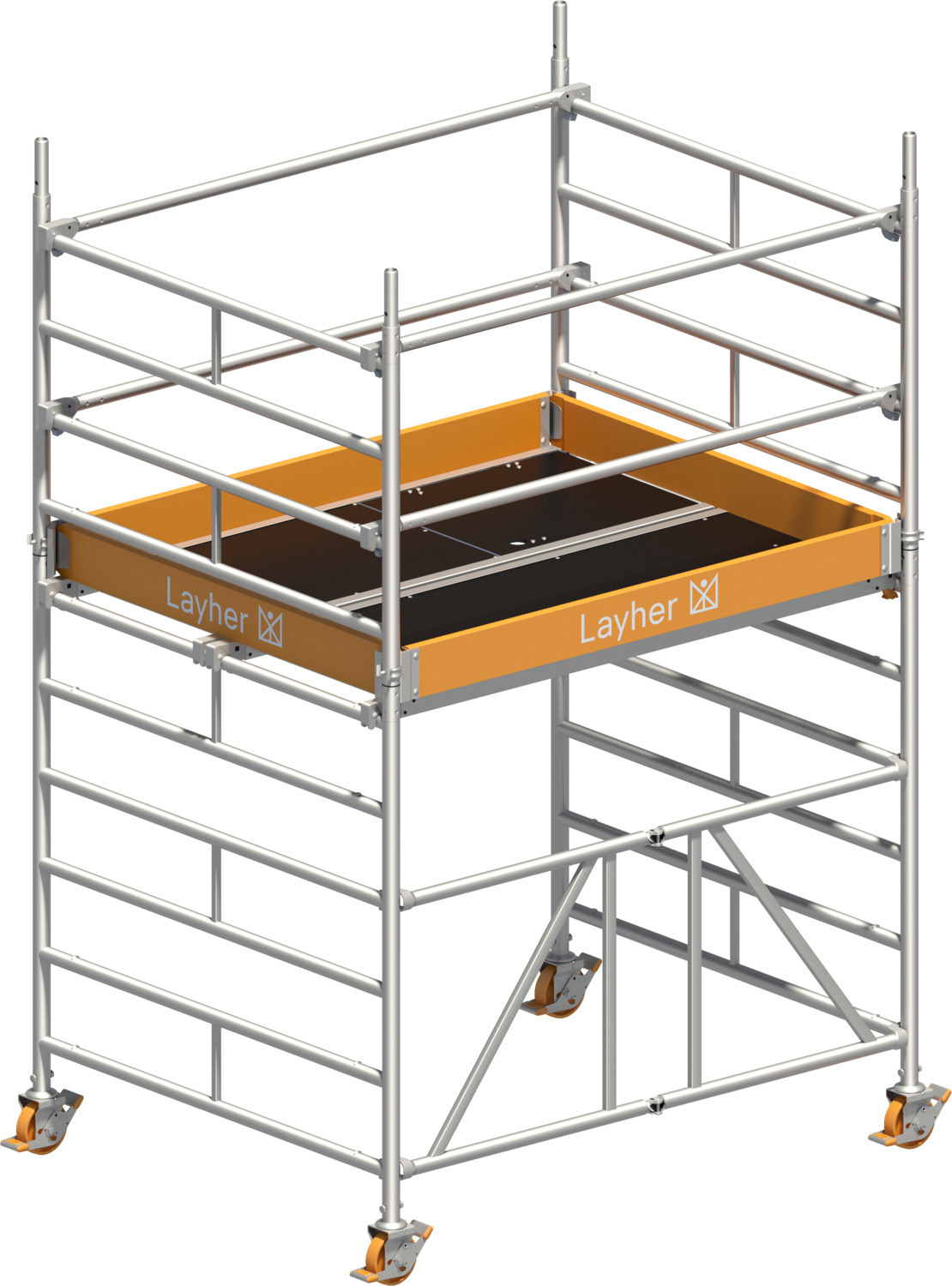 Layher Fahrgerüst Zifa 150 Typ: 1408310 | SH: 1,61 m / AH: 3,61 m