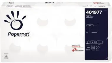 Papernet Toilettenpapier Topa 401977 3-lg Zellstoff 8 Ro./Pack.