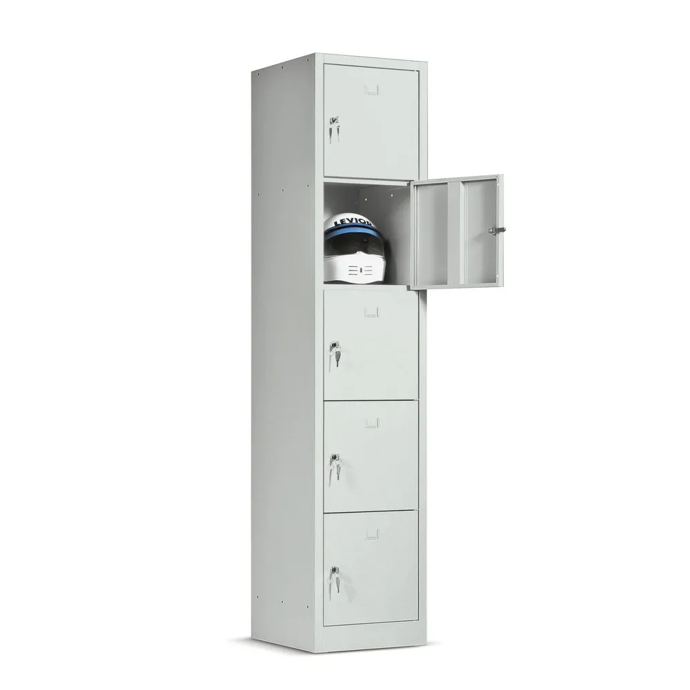HEMMDAL Schließfachschrank, 3 x 5 Fächer, HxBxT 1.900 x 1.190 x 450 mm