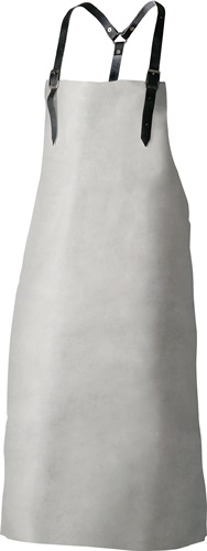 Brustlatzschürze Knut L.ca.100xB.ca.80cm grau Spaltleder FELDTMANN