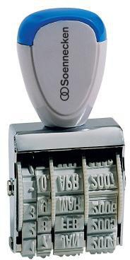 Soennecken Datumstempel 3831 Monat in Buchstaben 4x27mm