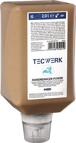 TECWERK Handreiniger Power 2l seifenfrei,lösemittelfrei,parfümiert