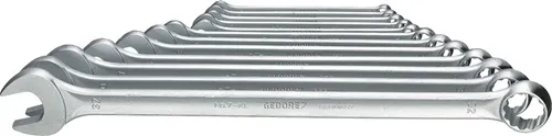 Ringmaulschlüsselsatz 7 XL-012 12-tlg.SW 10-32mm Form A CV-Stahl GEDORE