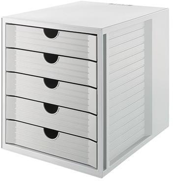 HAN Schubladenbox KARMA 14508-18 5Schubfächer Recycling öko-gr