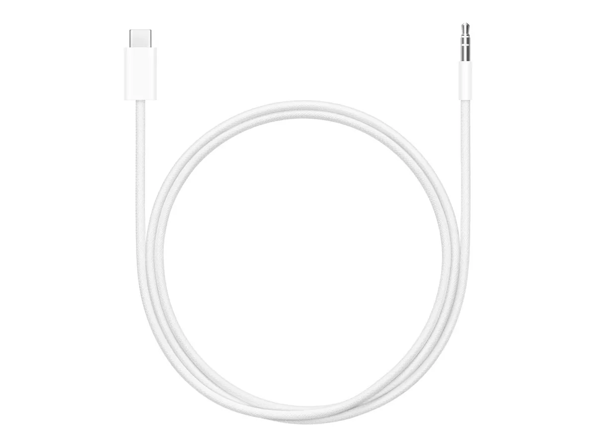 Apple USB-C auf Kopfhöreranschluss Kabel, Weiß, 1,2m
