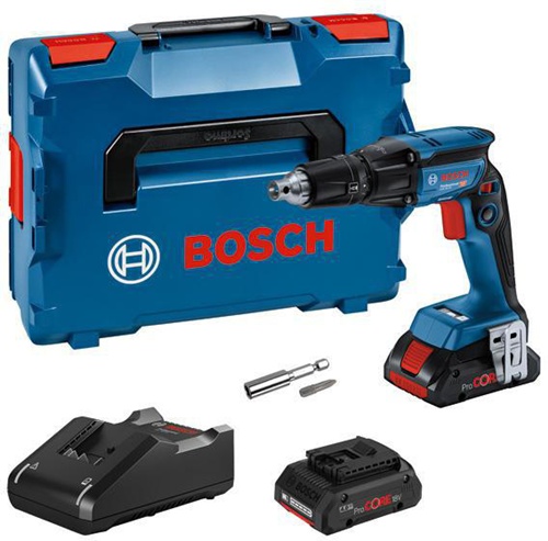 Bosch Akku-Trockenbauschrauber GTB 18V-45 Drehz.4500 1/min m.2Akkus 4Ah i.L-BOXX