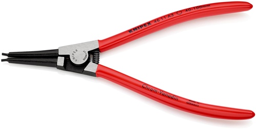 Sicherungsringzange A 3 f.Wellen D.40-100mm pol.KNIPEX