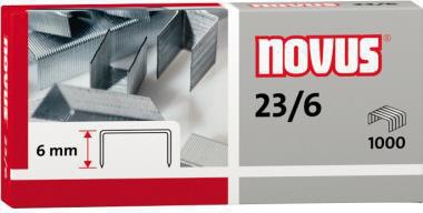 NOVUS Heftklammer 23/6 042-0039 verzinkt 1.000 St./Pack.