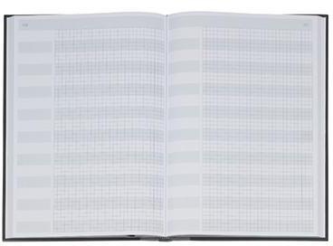 König & Ebhardt Protokollbuch 8655223 DIN A4 kariert 96Bl. sw