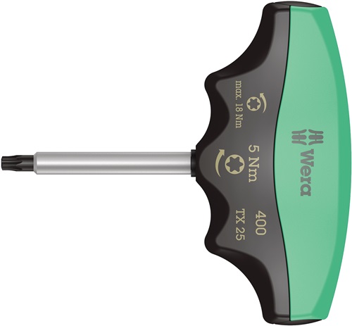 Drehmomentschraubendreher 400 TX TX 25 5 Nm fest eingest.WERA