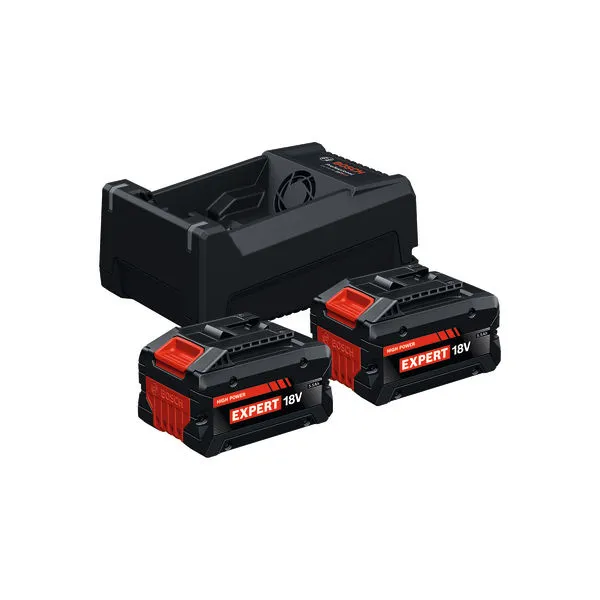 Bosch EXPERT Starter-Set 2x EXBA18V-55 + GAL12V/18V-80