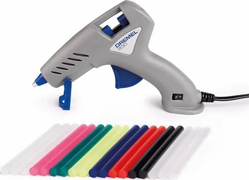 Bosch Heißklebepistole DREMEL® 930 100-240V Temp.105/165°C Stick-D.7mm m.Klebestiften