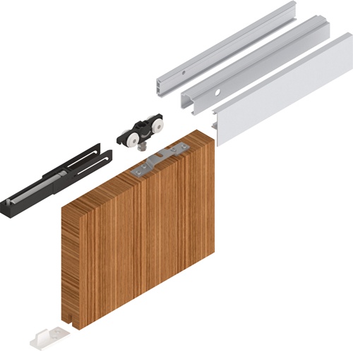 Schiebetürsystem 73 SmartComfort 2500mm EV1 elox.HLT ab 20mm Komplettgrt.
