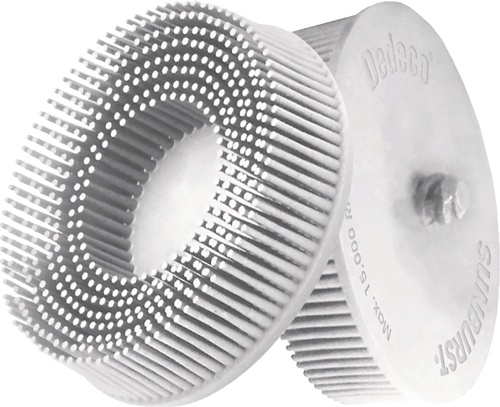 Radialbürstenscheibe Sunburst D.76mm K.120 A120 MED B.76 weiß 20000min-¹ TYROLIT