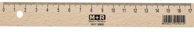 M+R Lineal 19170000 17cm Holz naturbelassen buche