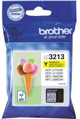 Brother Tintenpatrone LC3213Y gelb