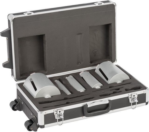 Bosch Diamanttrockenbohrkronen-Set 5-tlg.Arbeits-L.38/52/65/117/127mm D.150mm 1/2Zoll