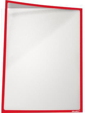 Ultradex Infotasche 889005 DIN A4 magnetisch rot 5 St./Pack