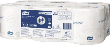 Tork Toilettenpapier SmartOne 472242 2-lagig weiß 6 Ro/Pack