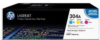 HP Toner CF372AM 304A c/m/y 3 St./Pack.