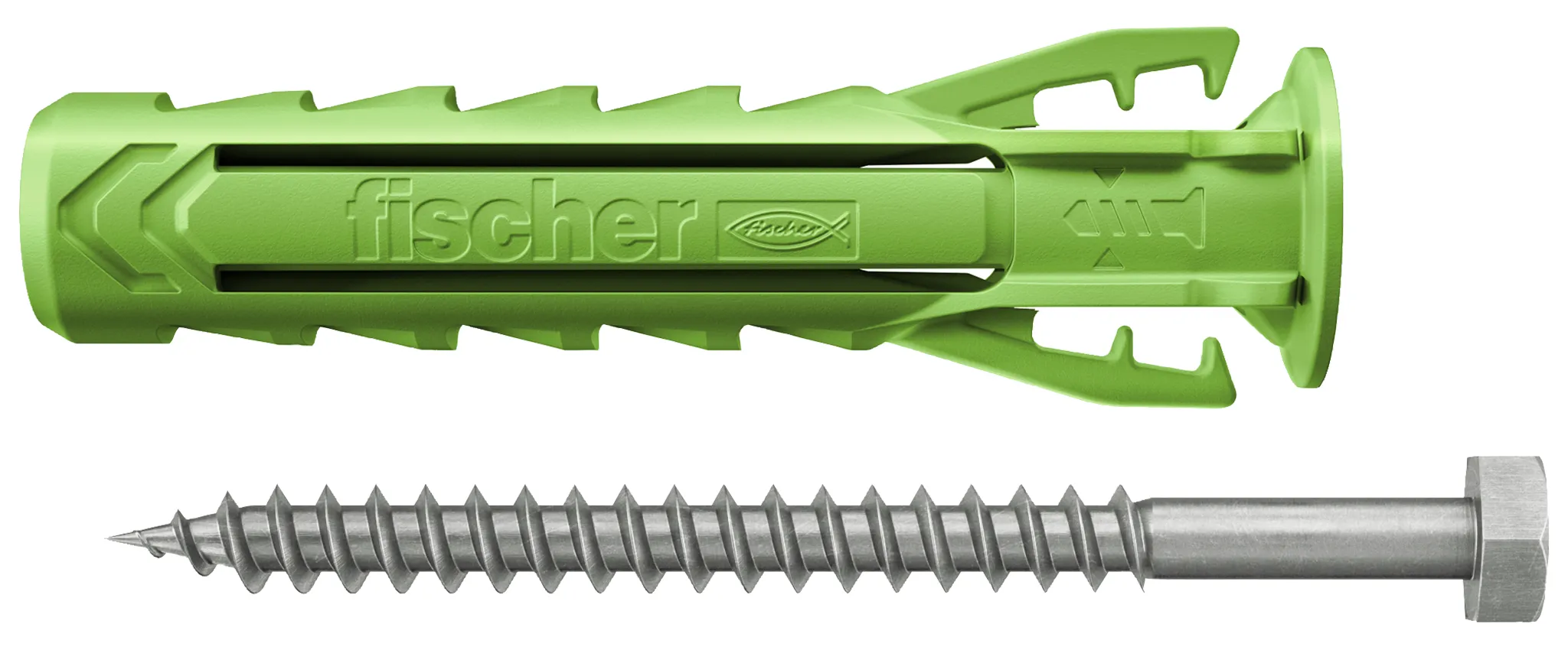 fischer Spreizdübel SX Plus Green 10 x 50 S mit Edelstahlschraube A2