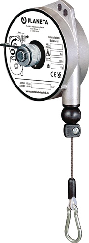 Federzug TCN 9312 Trgf.1-2kg Edelstahl-Drahtseil Seillänge 1,6m