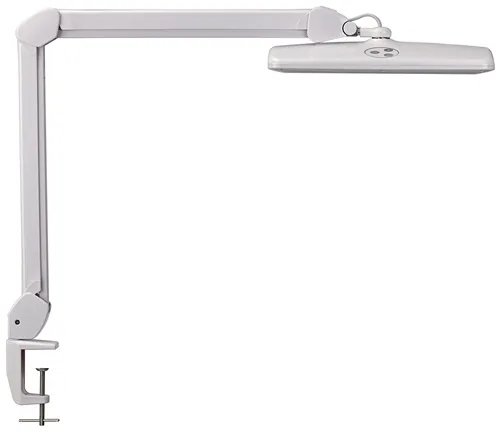 Schreibtischleuchte Metall/Kunststoff weiß H.515mm Klemmfuß LED MAUL