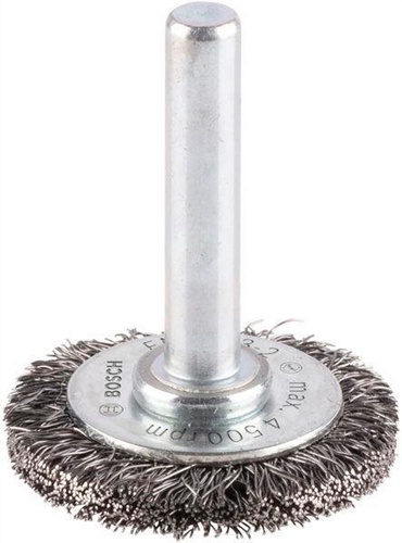Bosch Scheibenbürste PRO Metal clean D.30mm Draht-St.0,2mm Bürsten-B.6mm Stahl