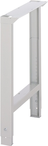 TECWERK Werkbankfuß BK 650 verstellb.H750-1100xB70/120mm lichtgrau 