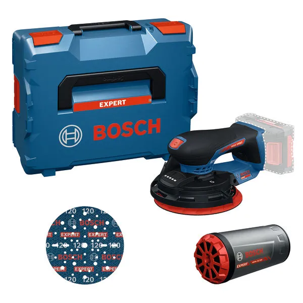 Bosch EXPERT Akku-Exzenterschleifer EXEX18V-150-5, L-BOXX 162