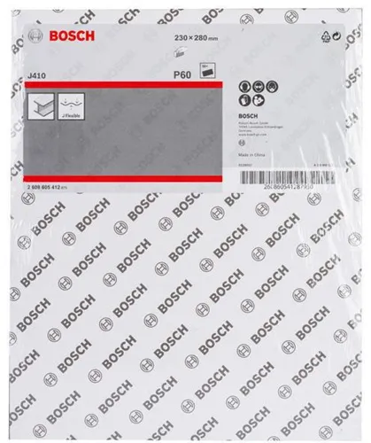 Bosch Schleifblatt J410 Standard for Metal BxL230x280mm Körnung 60