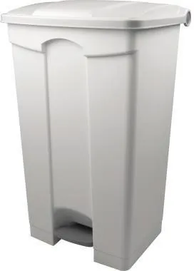 helit Tretabfalleimer the step H2402305 90l rechteckig weiß