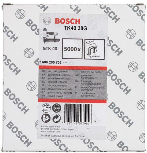 Bosch Klammer geharzt verzinkt 