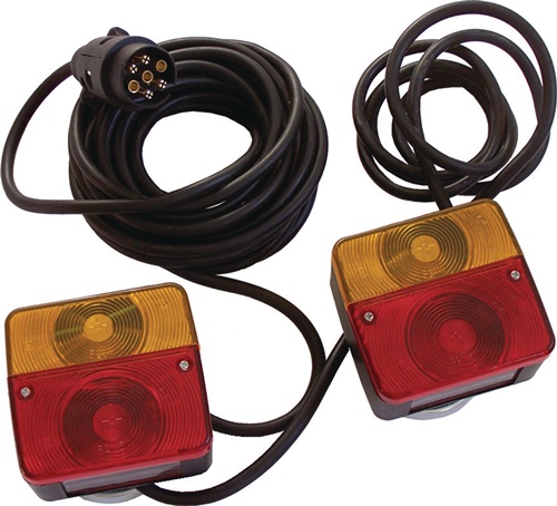 Beleuchtungssatz magn.Ku.1,62kg schwarz 7-polig HP AUTOZUBEHÖR