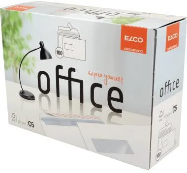 ELCO Briefumschlag Office 7453712 C5 100g weiß 100 St./Pack.