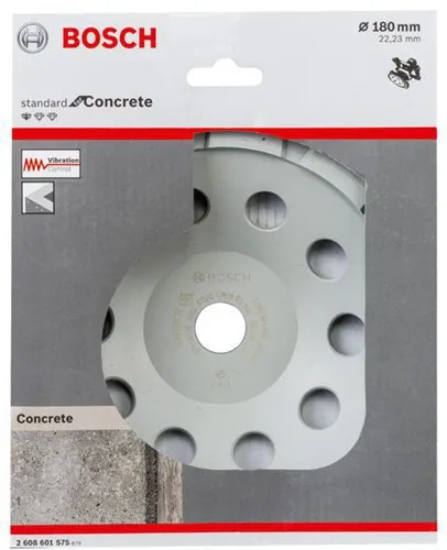 Bosch Diamanttopfscheibe Standard for Concrete D.180mm Bohr-D.22,23mm Segment-H.5mm