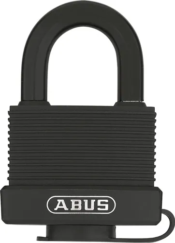 Zylindervorhangschloss 70/50 gl.Schlosskörper-B.55mm MS gl.ABUS