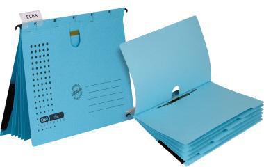 ELBA Hängehefter chic ULTIMATE 100333012 DIN A4 blau 5 St./Pack.