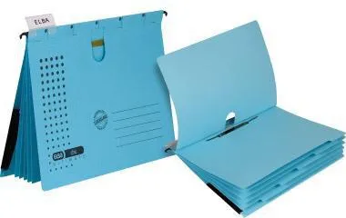 ELBA Hängehefter chic ULTIMATE 100333012 DIN A4 blau 5 St./Pack.