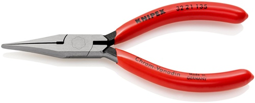 Justierzange L.135mm ger.fl.Ku.-Überzug KNIPEX