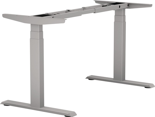 Steh-Sitz Tischgestell E-MORE 2M3S GS silber RAL 9006 H.640-1290mm BMB