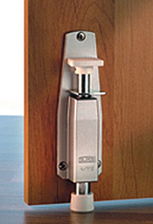 Türfeststeller TF 2 SB LM silberf.elox.Hubh.30mm Türmontage BURG-WÄCHTER