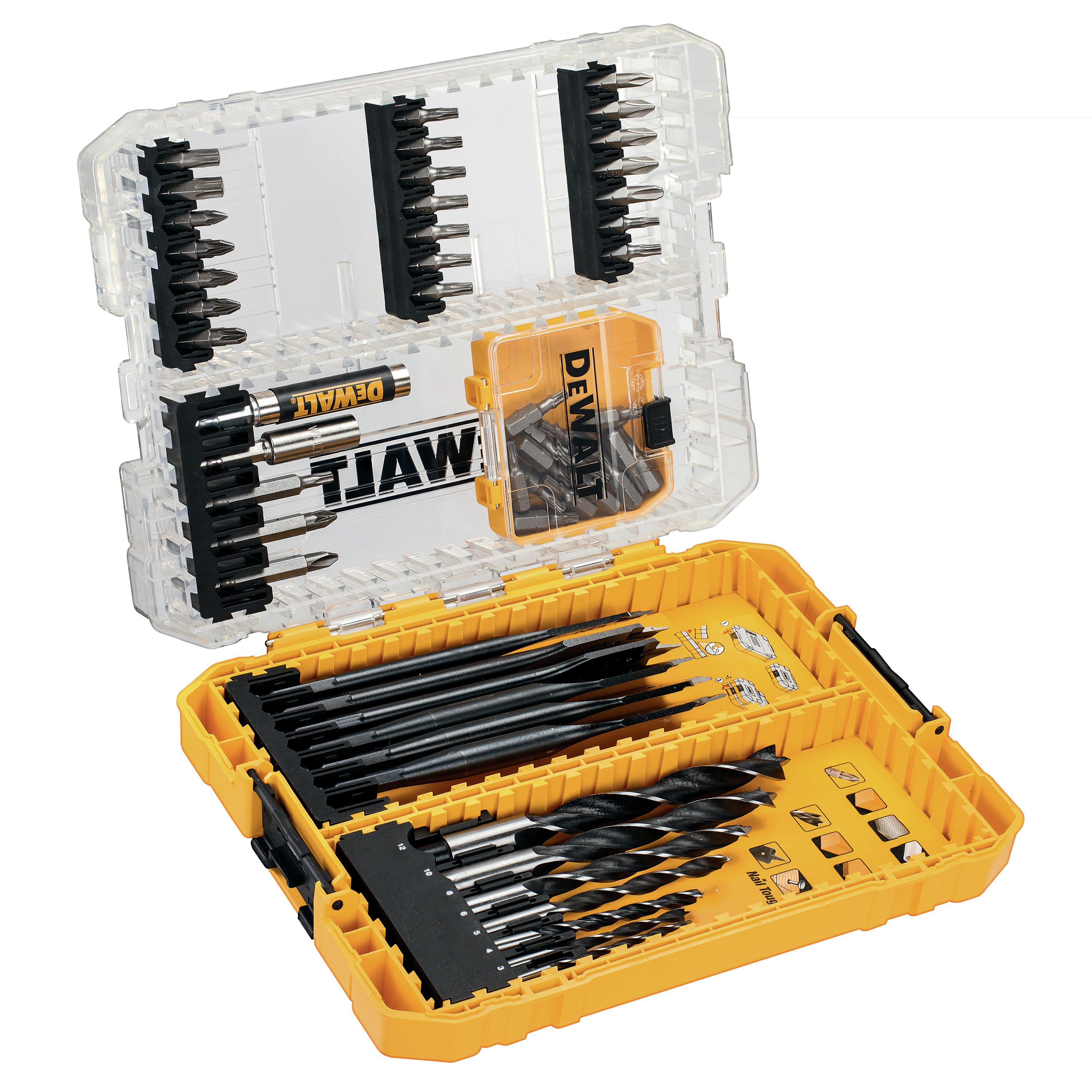 DEWALT DT70758-QZ Bit und Holzbohrer-Set 57-tlg.