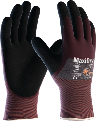 Handschuhe MaxiDry® 56-425 Nylon EN 388 PSA-Kategorie II ATG