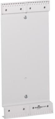 DURABLE Sichttafelsystem 567610 Wandhalter leer für 20 Sichttafeln