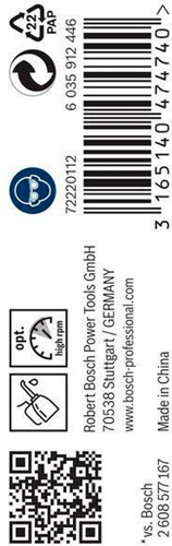 Bosch Metallbohrer PRO Metal Arbeits-L.16mm D.1,3mm L.38mm 10St.