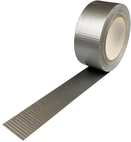 Gewebeband Breite 48mm Länge 50m PE-beschichtet silberfarben TRANSPAK
